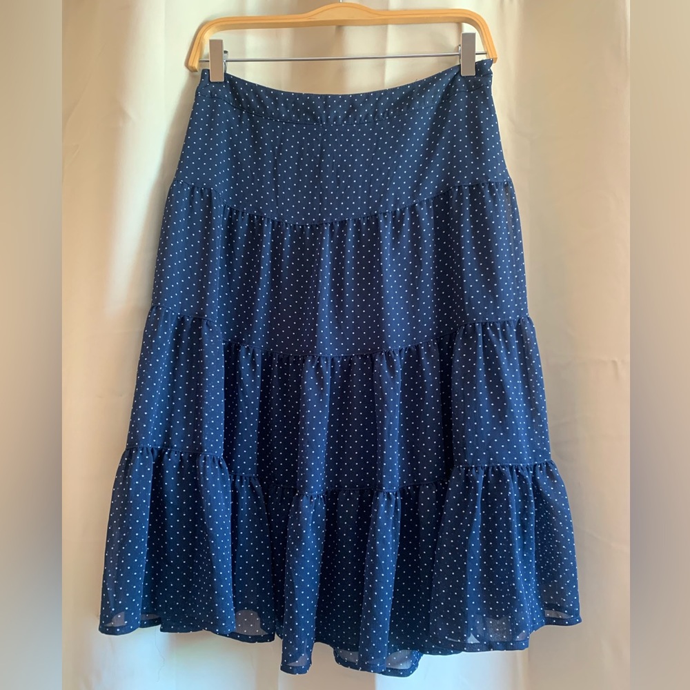 Polka Dot Midi Skirt